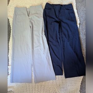 Elegant Women's Gray and Blue Pants